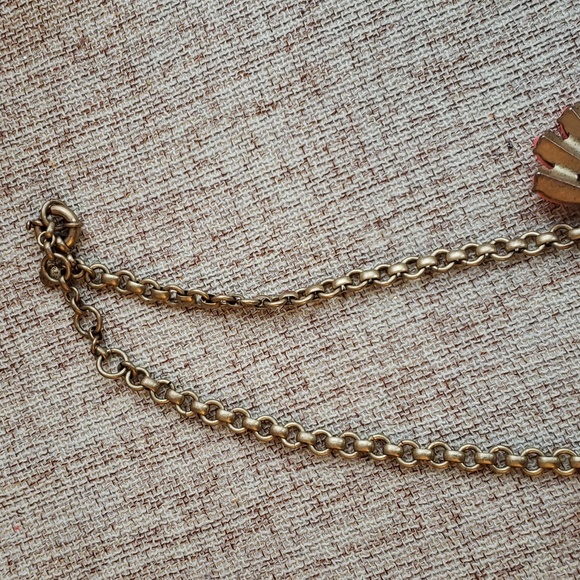 J.Crew Crystal Fan Necklace - Picture 9 of 9